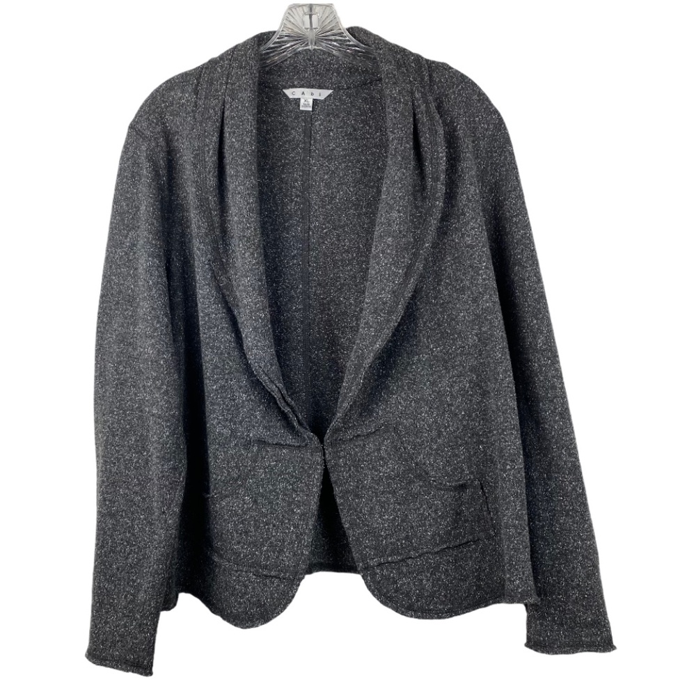 CABI Casual Unlined Shawl Collar Loose Blazer  XL
